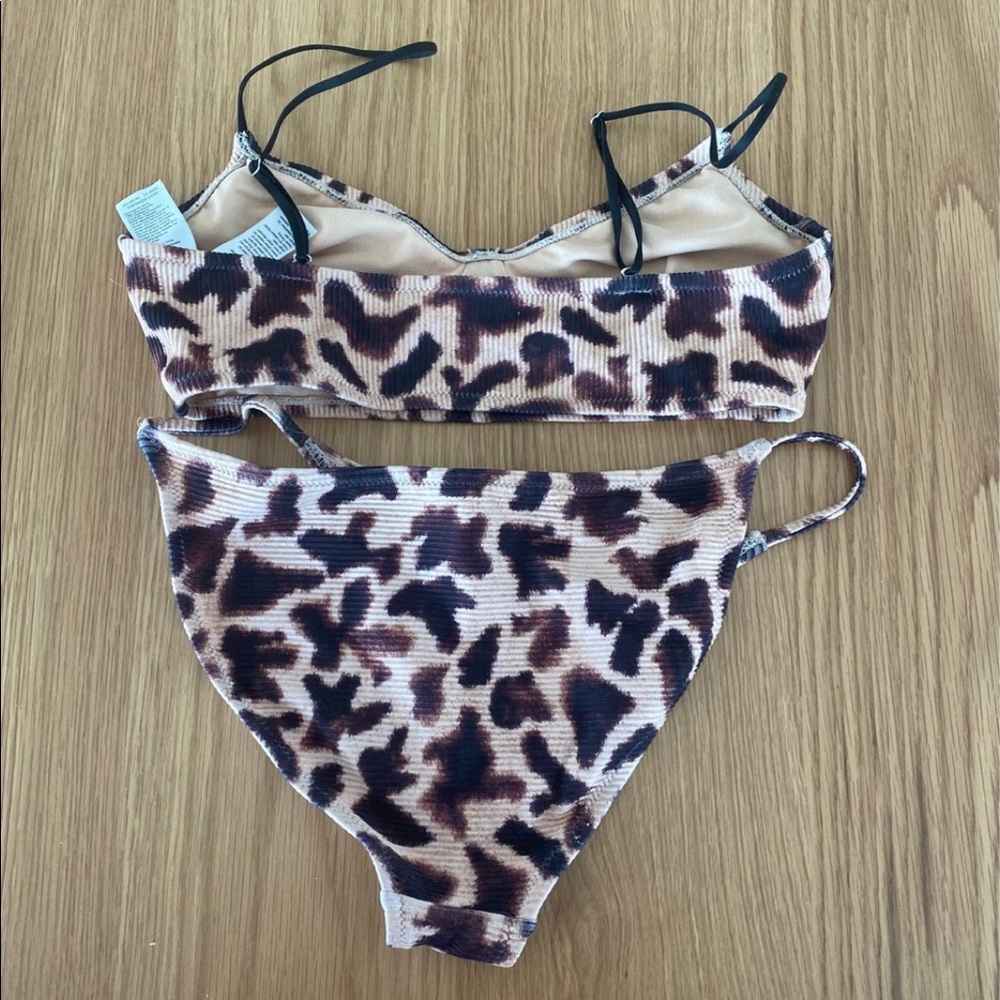 Topshop Ribbed Bikini Swimsuit Set - Picture 5 of 5